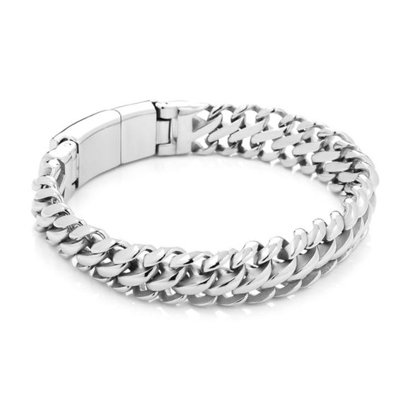 Vitaly Other - Vitaly Men's Maile Bracelet Stainless Steel S 7.5"